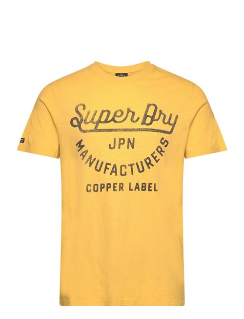 Copper Label Script Tee Superdry Yellow