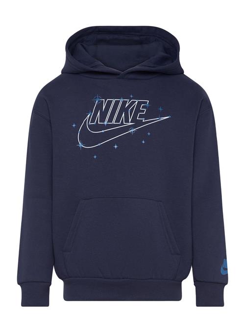 Se Nike Nkb B Nsw Shine Flc Po Hoodie / Nkb B Nsw Shine Flc Po Hoodi Nike Navy ved Booztlet