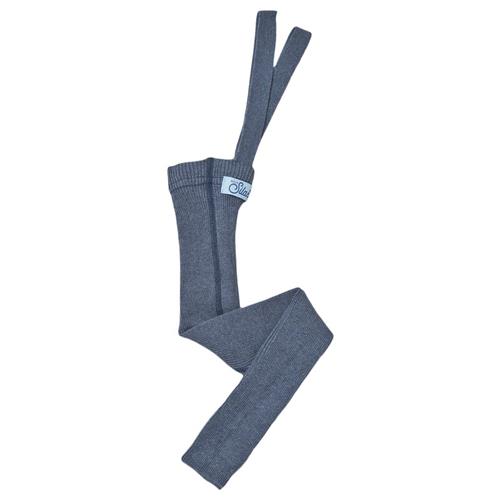 Se Silly Silas GOTS Fodsløse strømpebukserer Steel Blue | Blå | 1-2 years ved Babyshop