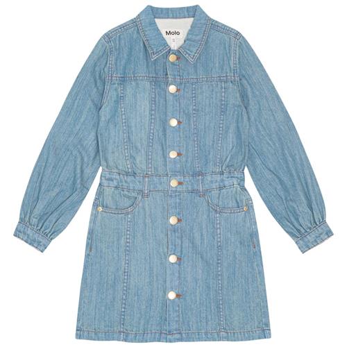 Molo Chaya Cowboykjole Washed Denim Blue 110/116 cm  Blå  110/116 cm  kvinde