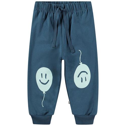 Se Molo GOTS Simeon Joggingbukser Calm Fjord | Blå | 74 cm ved Babyshop