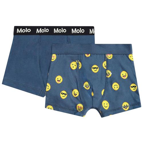 Molo 2-pak GOTS Justin Boxers Calm Pixels | Blå | 134/140 cm