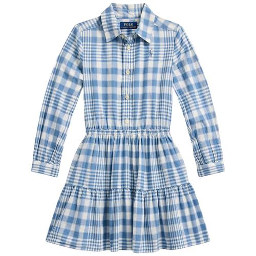 Ralph Lauren Gingham Skjortekjole Blå | Blå | 124-128 cm