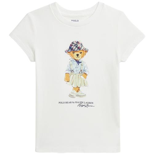 Ralph Lauren Logo T-shirt Deckwash White | Hvid | 109-116 cm