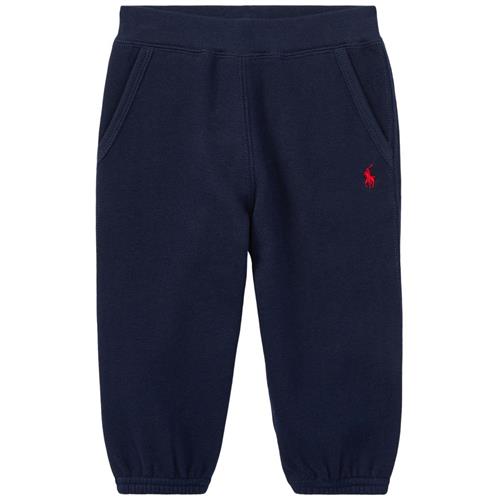 Se Ralph Lauren Logo Baby Sweatpants Navyblå | Marine blå | 6 months ved Babyshop