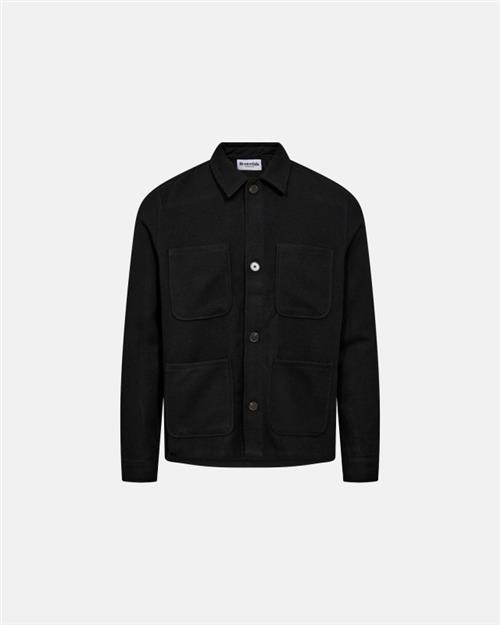 Overshirt | Polyester | Sort