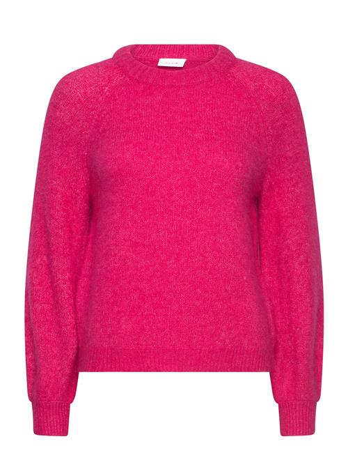 Vila Vijamina O-Neck L/S Knit Top - Noos Vila Pink