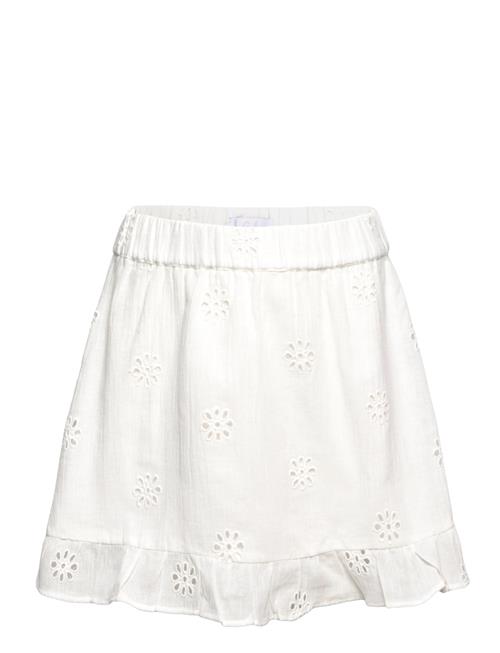 Vero Moda Girl Vmmaja Nw Broderie Skirt Wvn Girl Vero Moda Girl White