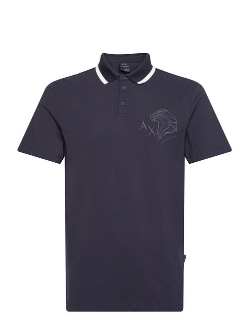 Se Armani Exchange Polo Armani Exchange Navy ved Booztlet