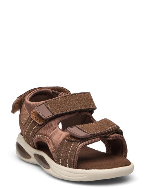 En Fant Sandal Velcro W. Lights En Fant Brown