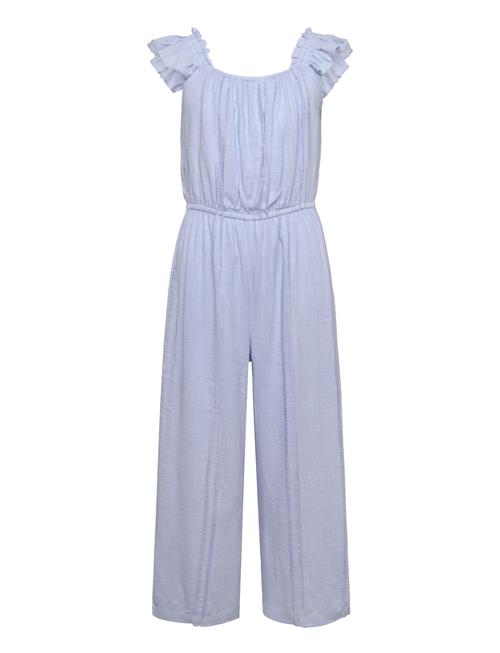 Mango Ruched-Detail Jumpsuit Mango Blue