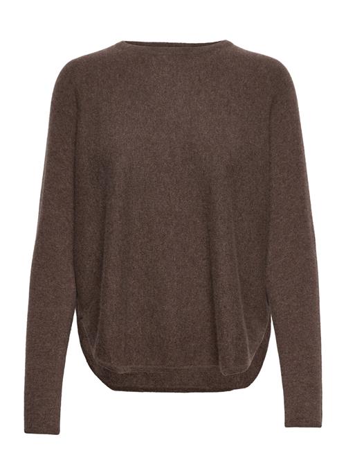 Davida Cashmere Curved Sweater Davida Cashmere Brown