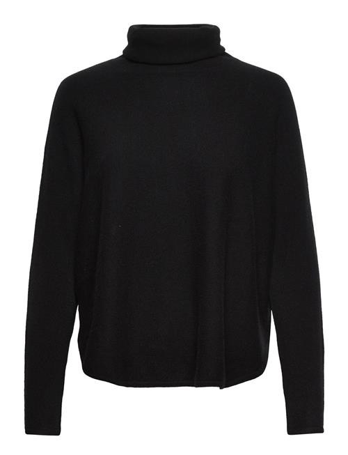 Curved Turtleneck Davida Cashmere Black