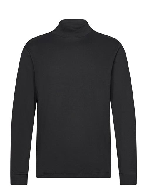 Se Mango Perkins Neck Long-Sleeved T-Shirt Mango Black ved Booztlet