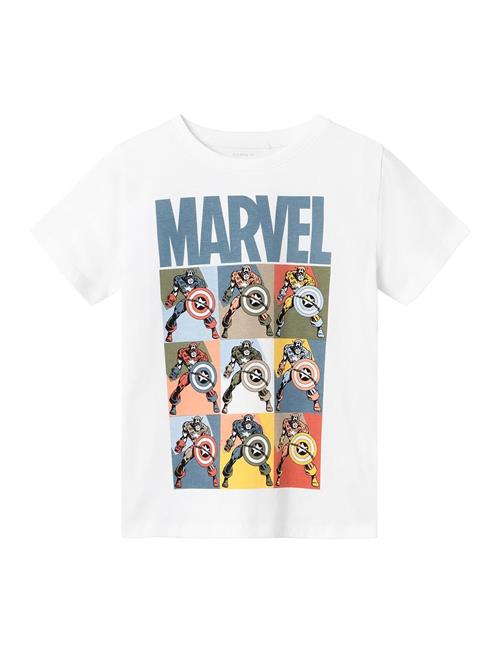 name it Nkmalessio Marvel Ss Top Mar Name It White