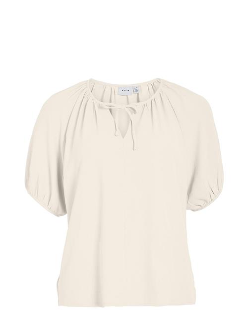 Vila Vinova S/S Top/Tes Vila Cream