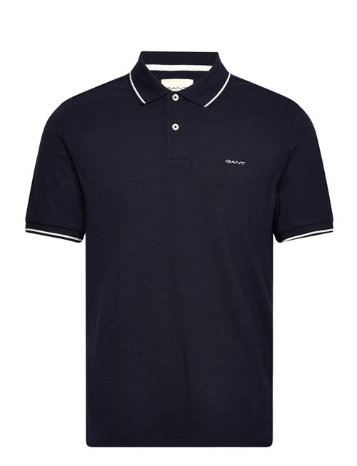 GANT Tipping Ss Pique Polo GANT Navy