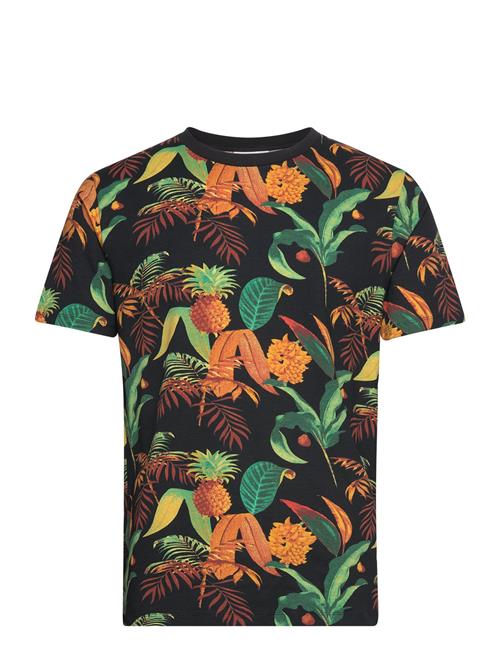 Se Lindbergh Aop Oasis Tee S/S Lindbergh Navy ved Booztlet