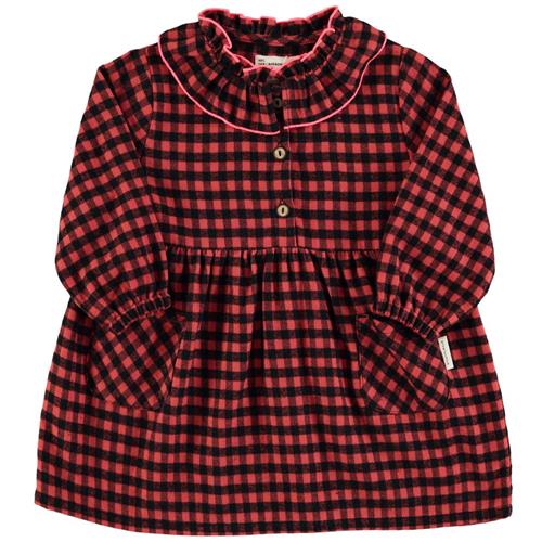 Se Piupiuchick Gingham Kjole Rød | Rød | 3 years ved Babyshop