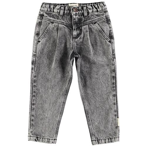 Piupiuchick Mom Fit Jeans Washed Black Denim | Grå | 4 years