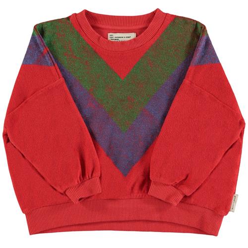 Se Piupiuchick Sweatshirt Med Tryk Rød | Rød | 18 months ved Babyshop