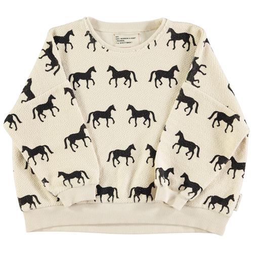 Piupiuchick Mønstret Sweatshirt Ecru |  | 24 months