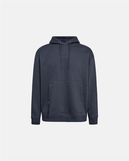 Hoodie med logo | Bomuld | Grå