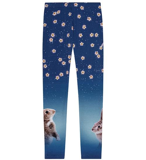 Se Molo Leggings - Niki - Shooting Stars ved KidsWorld