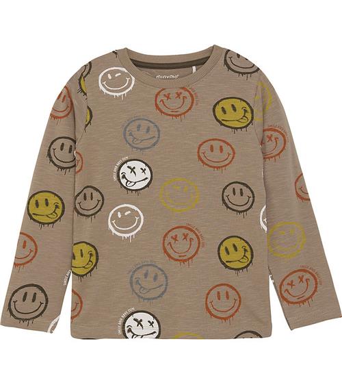 Se Minymo Minymo Bluse - Taupe Gray ved KidsWorld