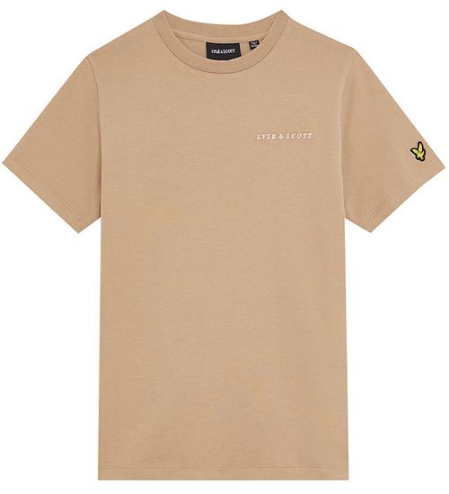 Se Lyle & Scott Lyle & Scott T-shirt - Sand Storm ved KidsWorld