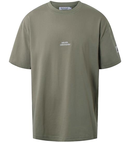 Se Hound Hound T-shirt - Dusty Green ved KidsWorld