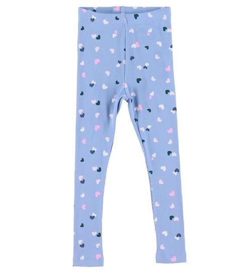 Se Name It Leggings - Noos - Rib - NmfLucky - Endless Sky ved KidsWorld