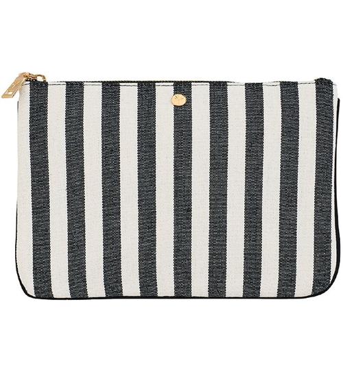 Se Fan Palm Fan Palm Toilettaske - Clutch - Cotton Stripe ved KidsWorld