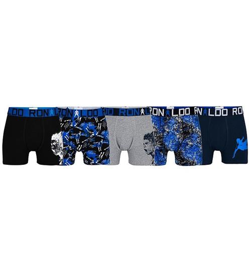 JBS Ronaldo Boxershorts - 5-pak - BlÃ¥/GrÃ¥/Sort