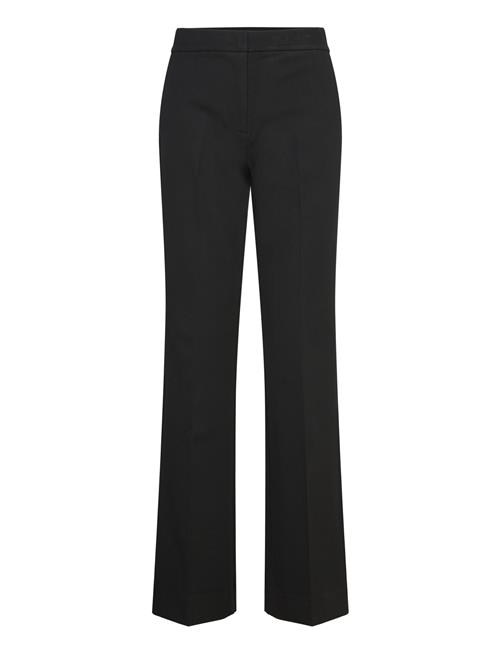 Se Mango Mid-Rise Wideleg Trousers Mango Black ved Booztlet