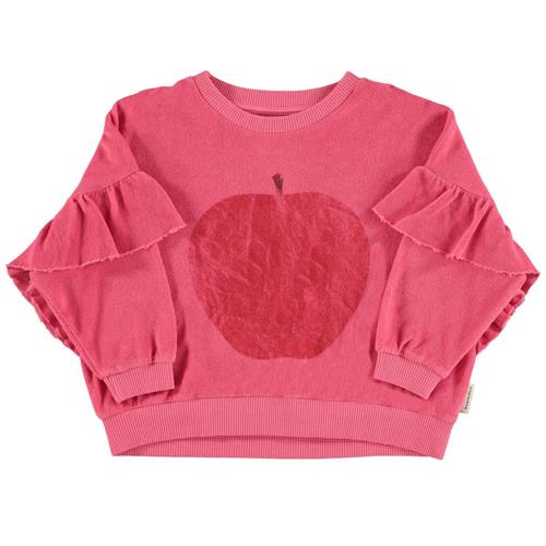 Piupiuchick Sweatshirt Med Tryk Strawberry Pink | Lyserød | 24 months