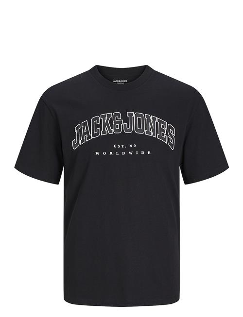 Jack & Jones Jjecaleb Varsity Tee Ss O-Neck Noos Jack & J S Black