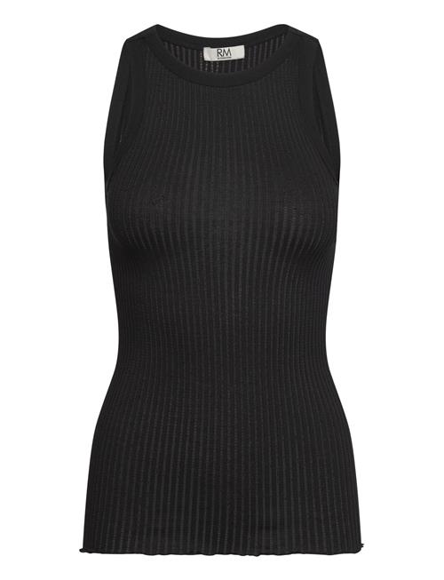 Rmwbaku Viscose Tank Top RM By Rosemunde Black