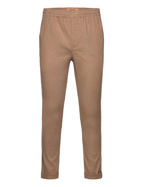 Se Mos Mosh Gallery Mmgharris Linen String Pant Mos Mosh Gallery Beige ved Booztlet