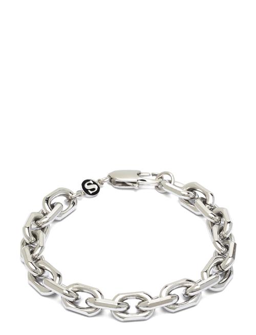 Se Samie Chunky Bracelet Samie Silver ved Booztlet