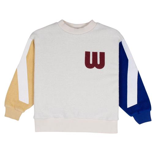 Se Wynken Fluffy Panel Sweatshirt Ecru Mix |  | 4 years ved Babyshop