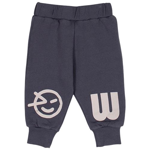 Wynken Mini Logo Joggingbukser Slate | Grå | 6 months