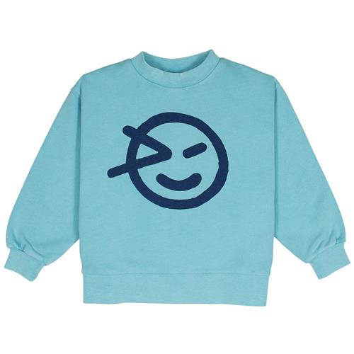 Wynken Logo Sweatshirt Aqua/Navy | Blå | 4 years