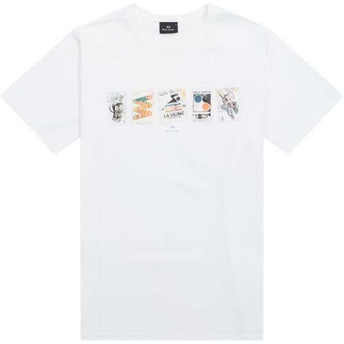 Se Ps By Paul Smith - Stamps T-Shirt ved Kaufmann