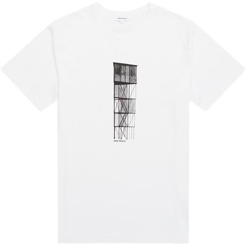 Se Norse Projects - Holger Organic Interlock Tower T-Shirt ved Kaufmann