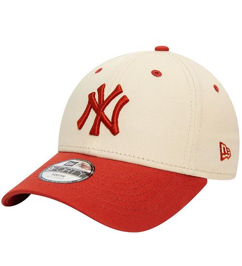 New Era New Era Kasket - 9Forty - New York Yankees - Light Beige/RÃ¸d