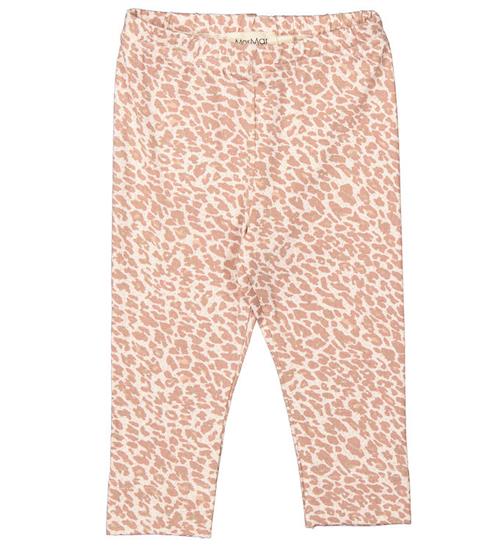 Se MarMar Leggings - Viskose - Powder Taupe Leo ved KidsWorld