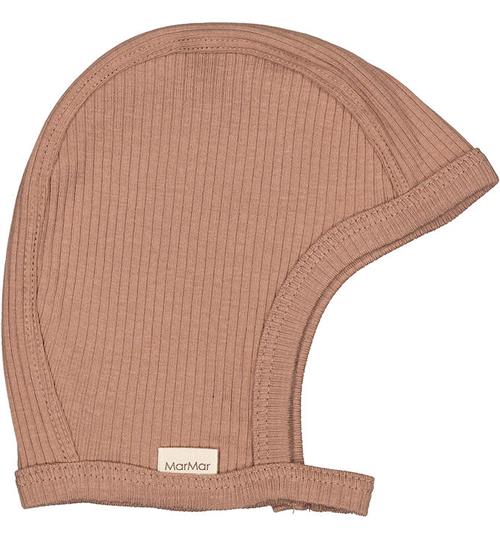 MarMar MarMar Babyhjelm - Rib - Modal - Powder Taupe