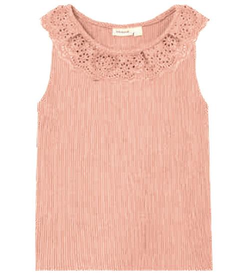 Se Name It Name It Top - Rib - NmfHelianay - Apricot Blush m. HulmÃ¸nster ved KidsWorld