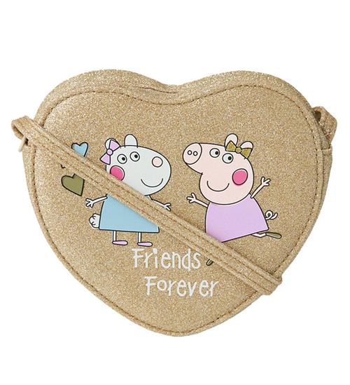 Se Name It Skuldertaske - NmfAmada Peppa Pig - Gold Colour ved KidsWorld